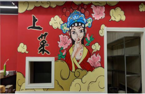 陇县墙体彩绘的发展和应用