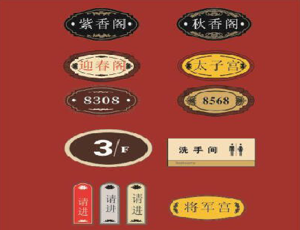  陇县门牌设计制作三要素。