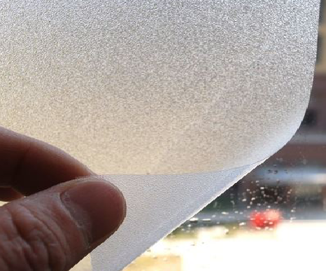  陇县玻璃门外面粘广告用什么材料好？