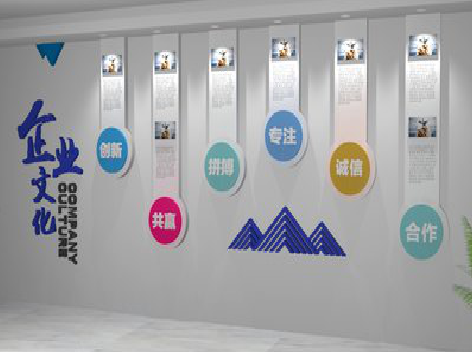  陇县企业文化墙需要传递什么办公文化？